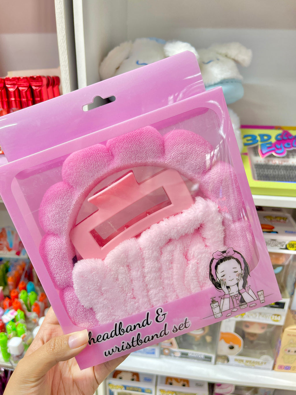 Kit de bandita , pinza y muñequeras para skincare
