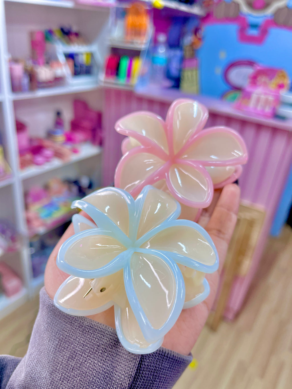 Pinza de flor para cabello